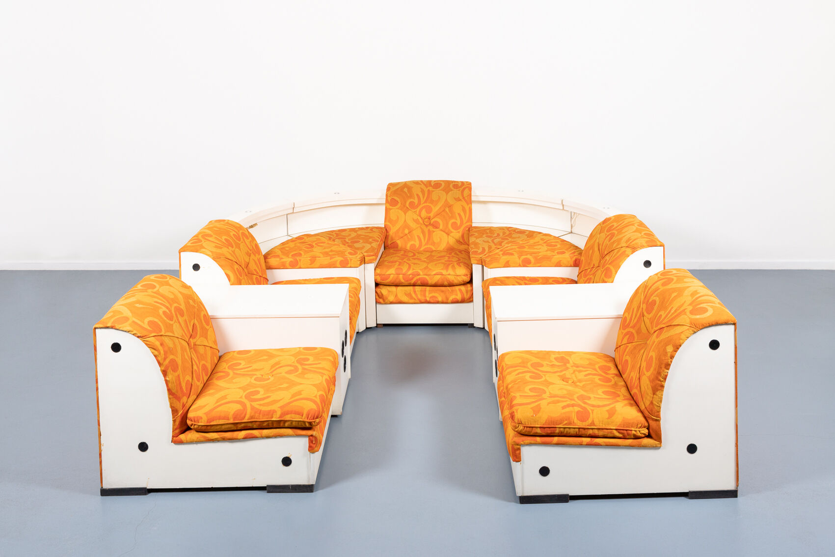1960s Italian modular seating sofa set