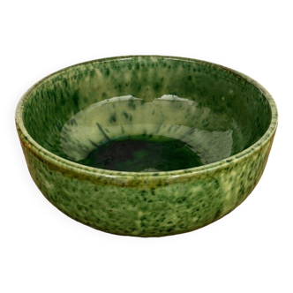 Ceramic from Vallauris France green salad bowl