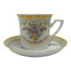 Cup with saucer, art nouveau, porcelain, Germany, 1950s