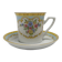 Cup with saucer, art nouveau, porcelain, Germany, 1950s