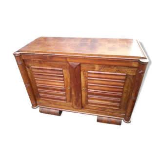 Charles Dudouyt 1930/40 art deco Walnut buffet