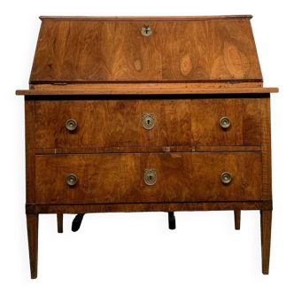 Louis XVI Period Scriban Commode In Walnut