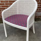 Vintage cane armchair 80
