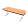 Large vintage wenge table, usable as a dining table, conference table or desk, dating from the 1970s