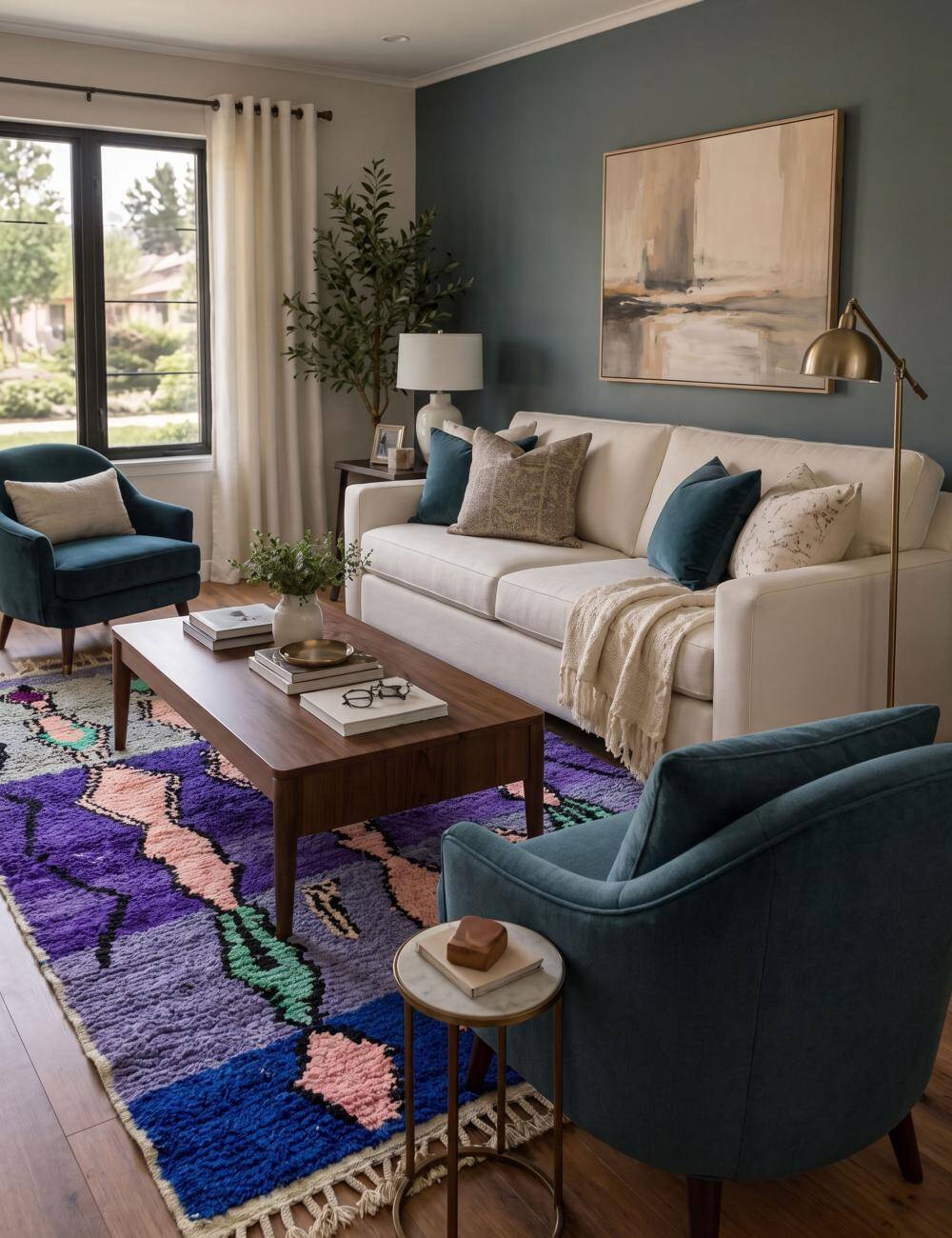 Contemporary Boujad Rug - 296 x 180 cm