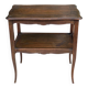 Louis XV serving trolley in solid wood with curved legs
