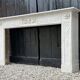 Louis XVI fireplace in Carrara marble, 18th century