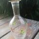 Carafe enamelled décor