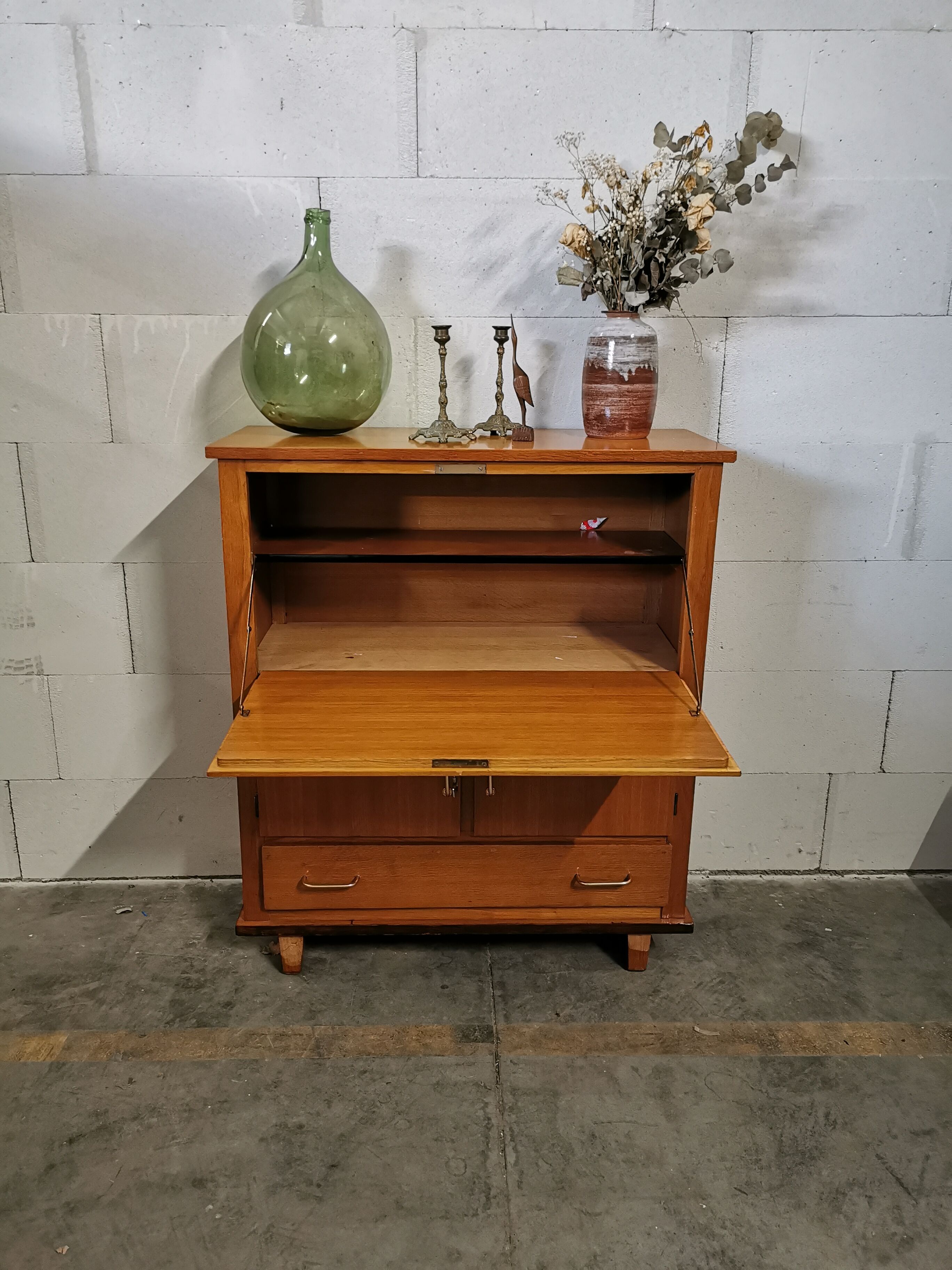Secrétaire vintage bas