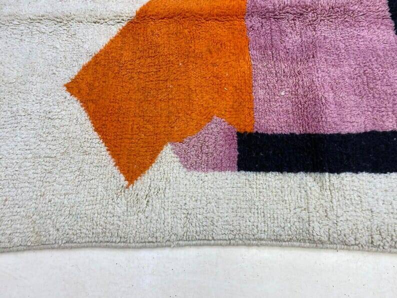 Colorful handmade Berber rug size 150 x 250 cm