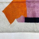 Colorful handmade Berber rug size 150 x 250 cm