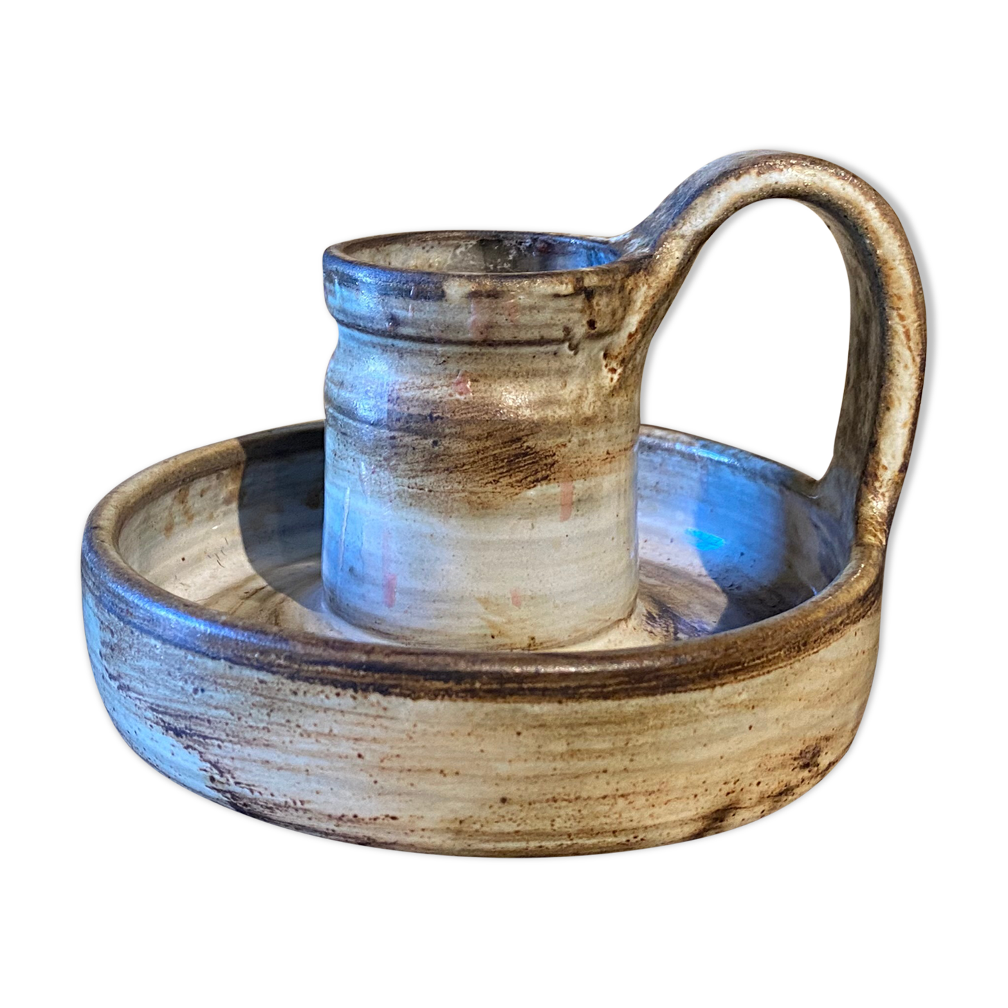 Ceramic hand candle holder Jacques Pouchain