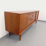 Vintage Scandinavian teak sideboard from the 60s by designer Edvard Valentinsen for Samcom