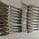 9 silver metal fish cutlery