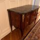 18th-century commode in rosewood and amaranth veneer from Fontainebleau.