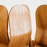 JYSK Set Di 4 Sedie Da Pranzo Design Mid Century Scandinavo Anni 70