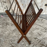 Scandinavian Folding Magazine Rack CEES BRAAKMAN for Pastoe Wood 1960s