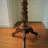 Louis Philippe-era mahogany healing, with a tilting tray