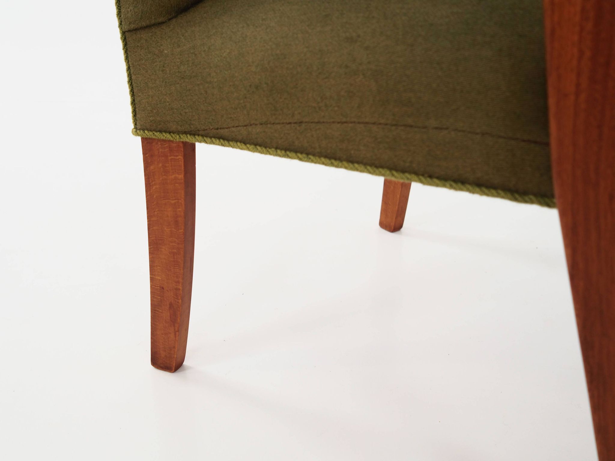 Fauteuil en teck, années 1960, design danois, fabrication : Danemark