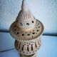 Lampe photophore en terre cuite