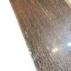 Metal coffee table with glass top