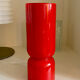 Lamp cylinder tube in vintage red glass