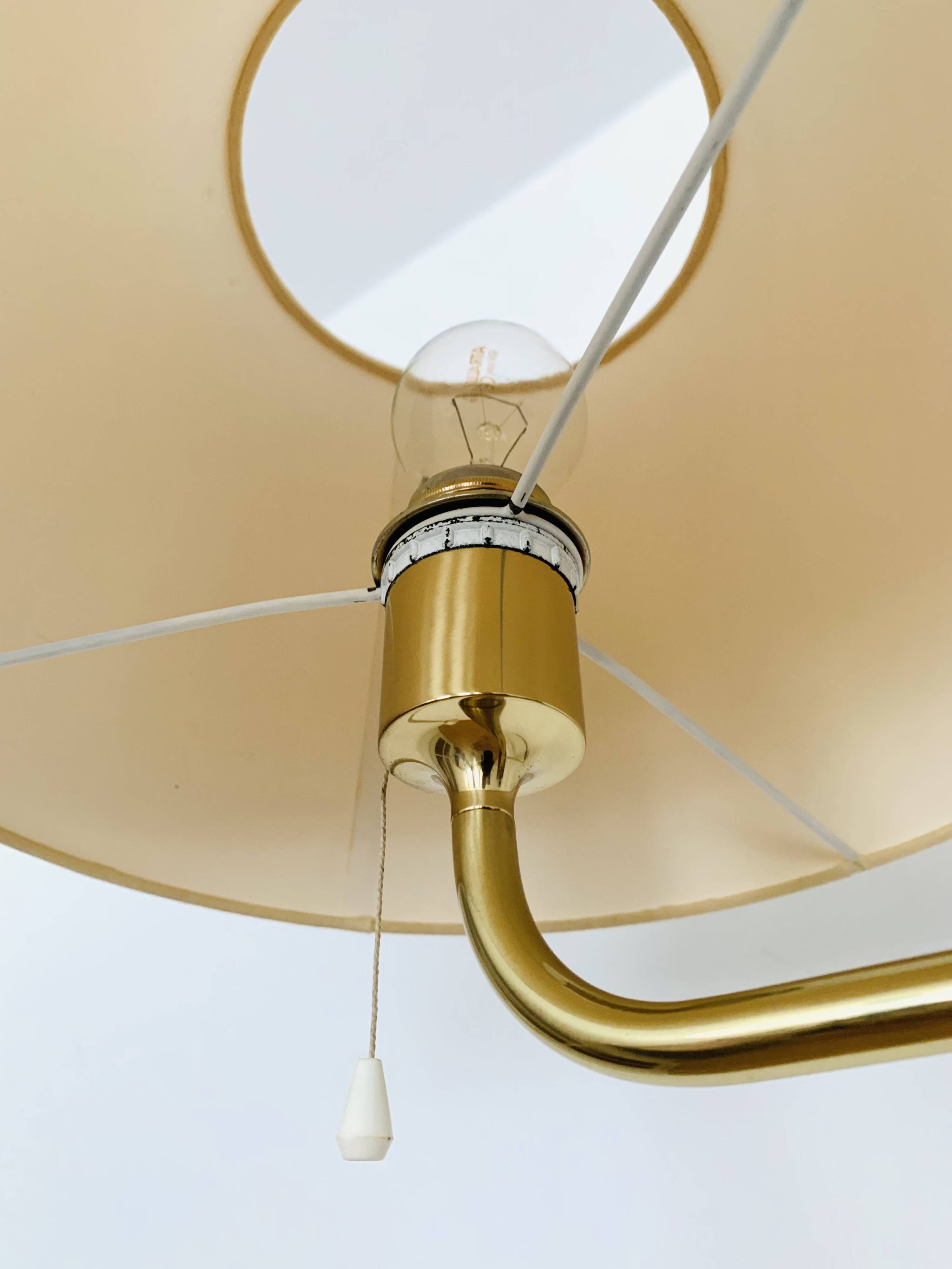 1970s Brass Lesan Wall Lamp by Florian Schulz