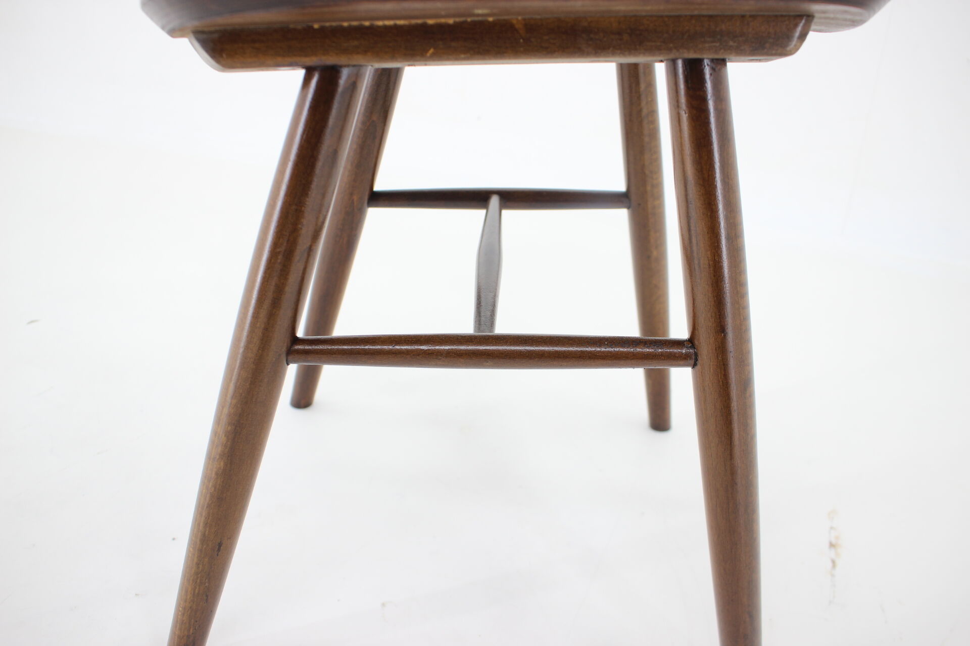 1970s Beech dining chair, Czechoslovakia