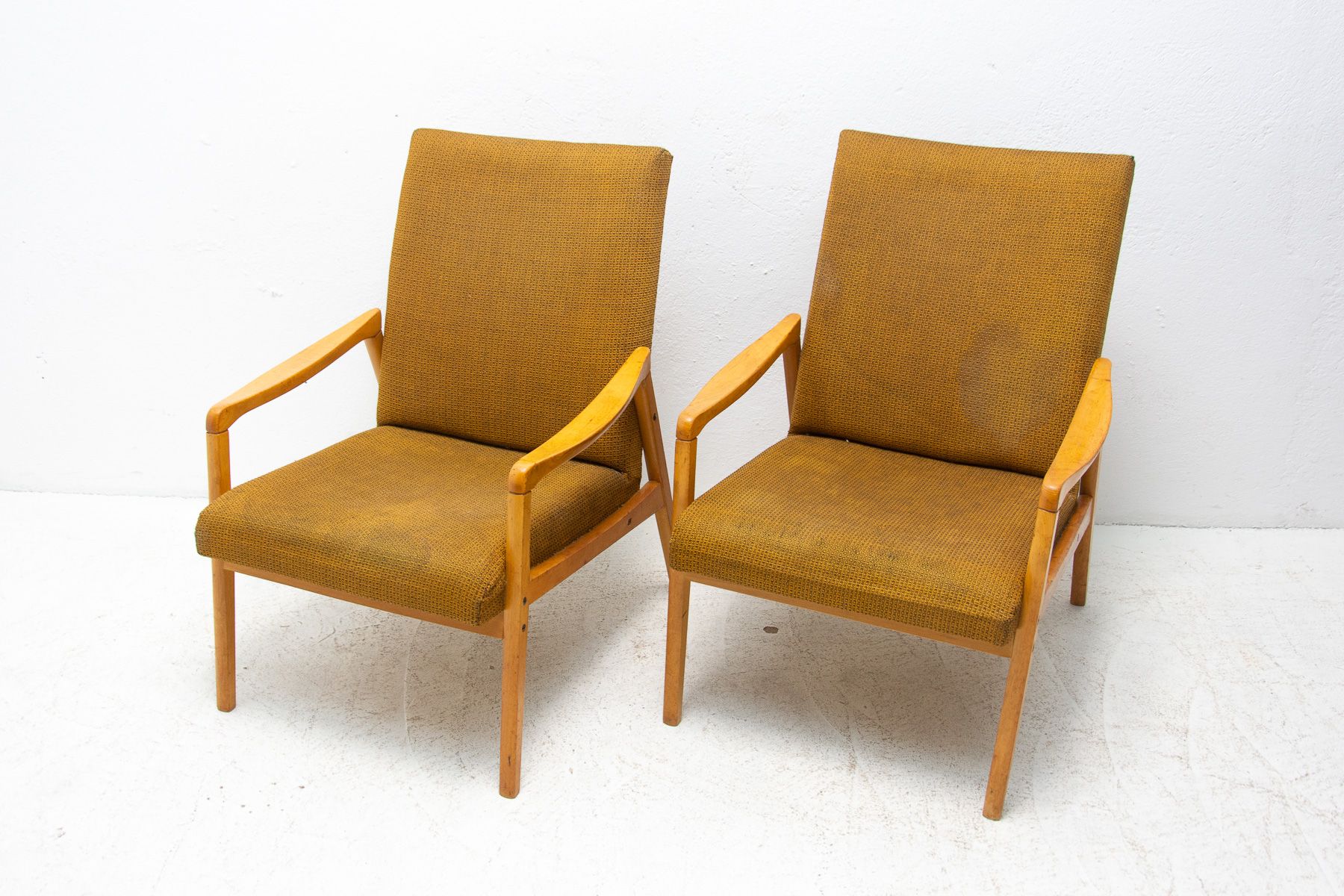 Pair of armchairs by Jiří Jiroutek for Interiér Praha, 1970