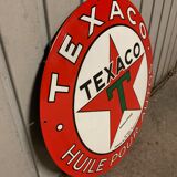 Texaco enamel plate
