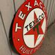 Texaco enamel plate