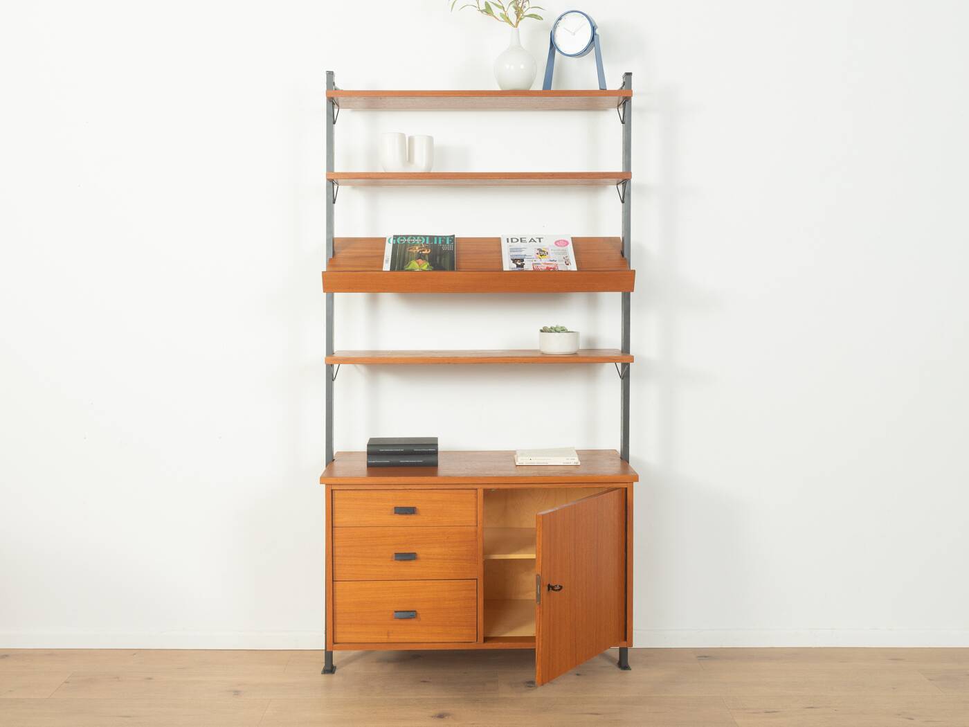 1960s Wall Shelf, Olof Pira, Planmöbel