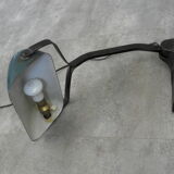 Desktop lamp with green enamel lampshade Switche