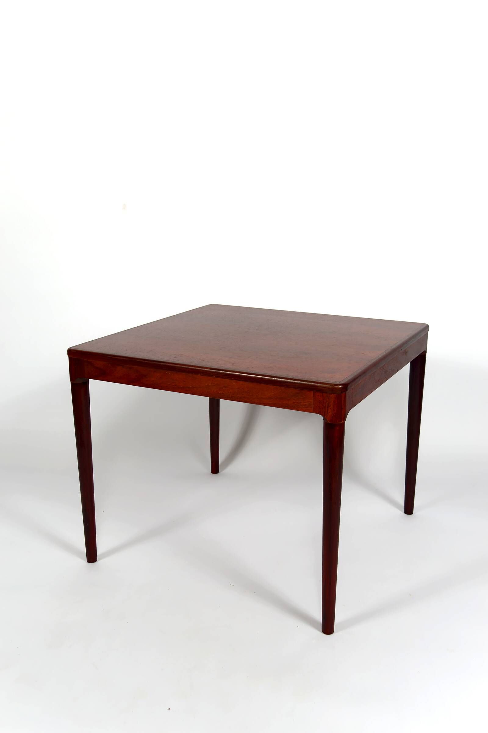 Scandinavian coffee table in exotic wood, around 1960.