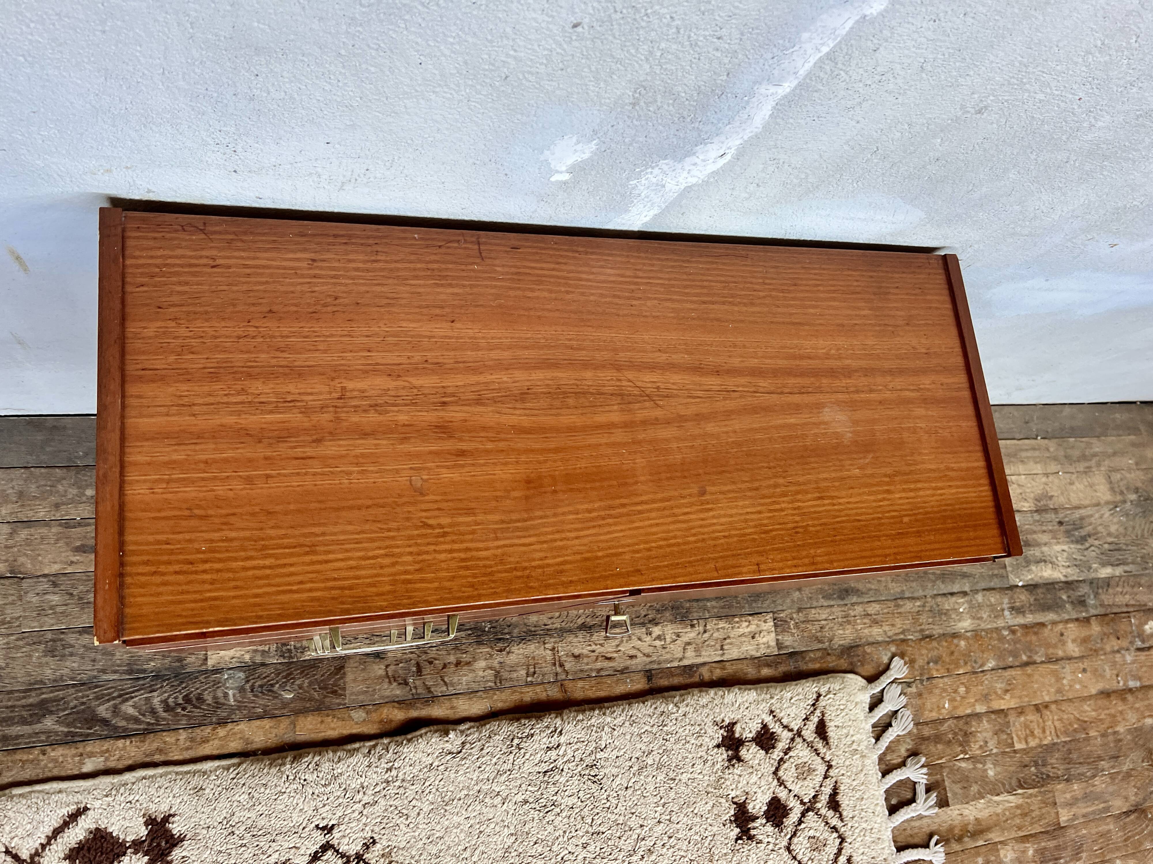 Scandinavian sideboard, vintage TV/hifi unit - 50s/60s - Scandinavian style