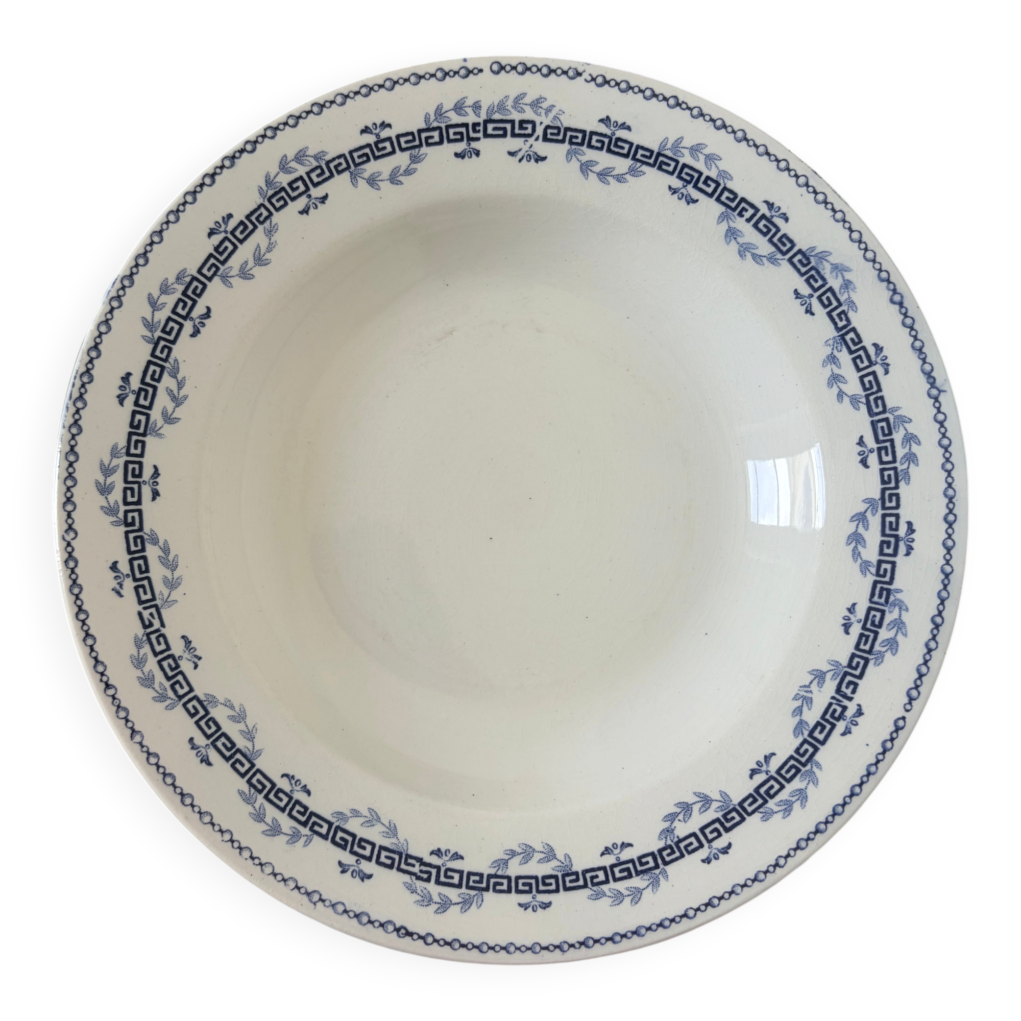 3 deep plates in ironstone Gien model Austerlitz 2106211