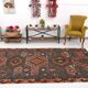 Blue & Brown Vintage Kilim Rug 158x275Cm SK 35367