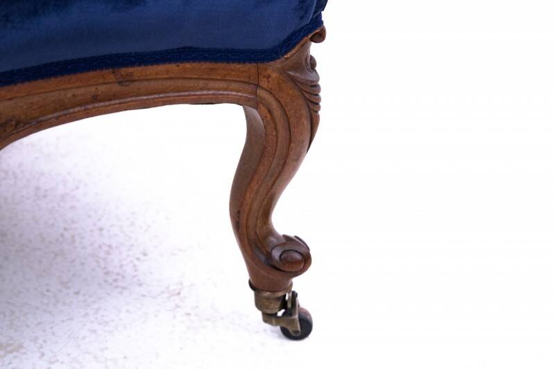 Antique sofa, France, circa 1880. After renovation.