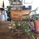 Chandelier quatre branches en laiton