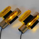 Pair of wall sconces by Claus Bolby for CEBO industries. Denmark 1960s