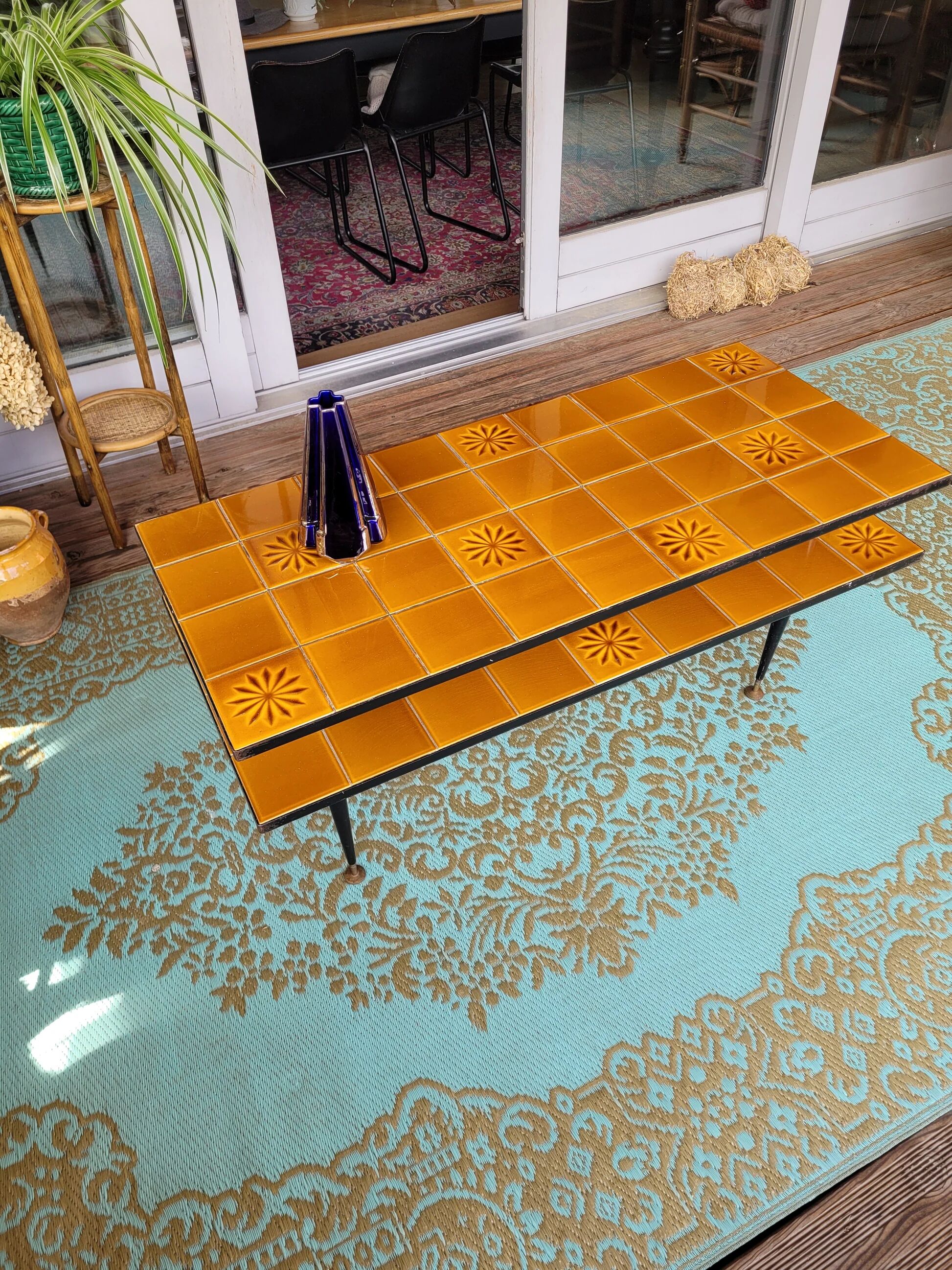 Table basse double plateau en céramique - Ref 1041