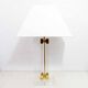 Plexiglas and brass table lamp, 1970s