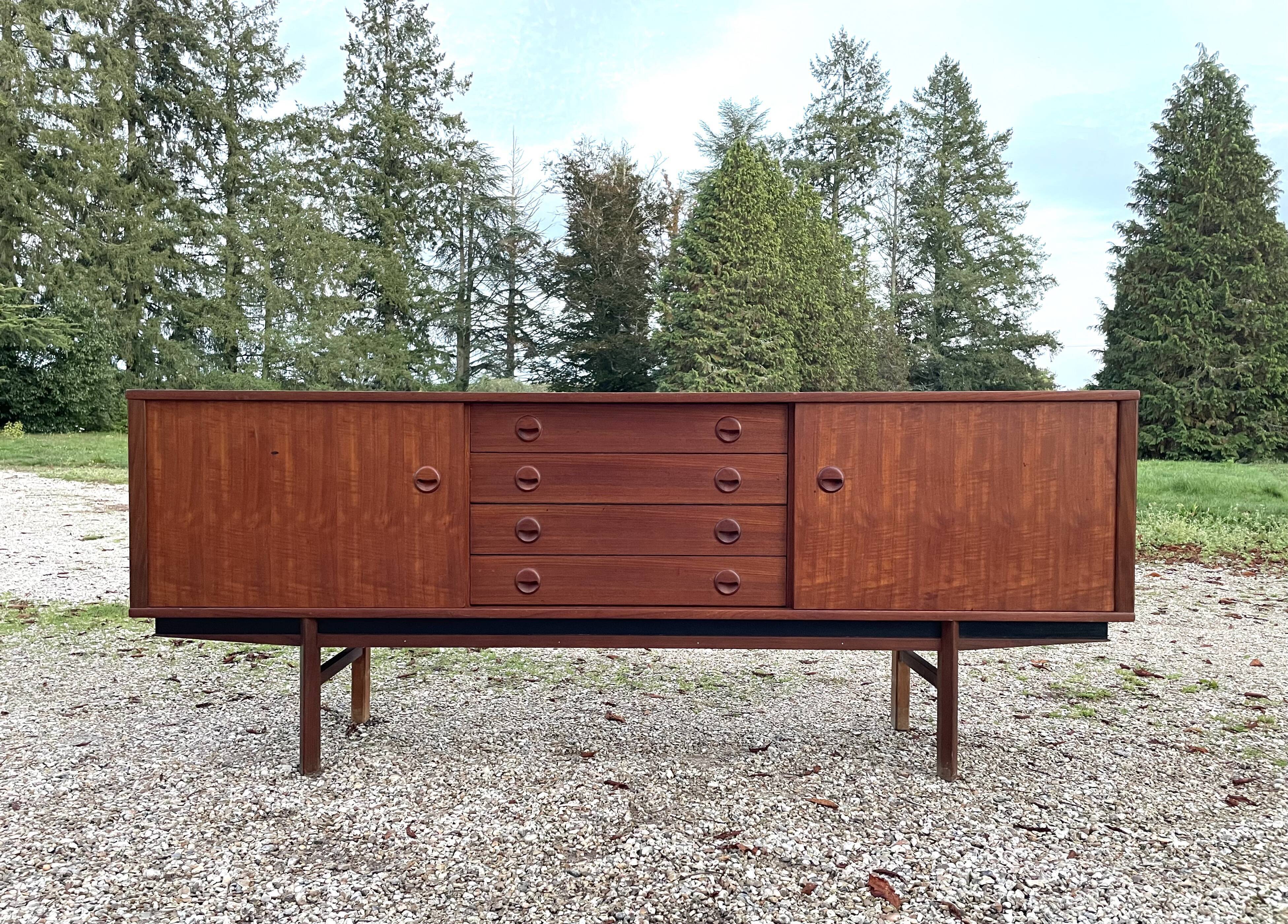 Scandinavian teak row