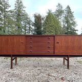 Scandinavian teak row