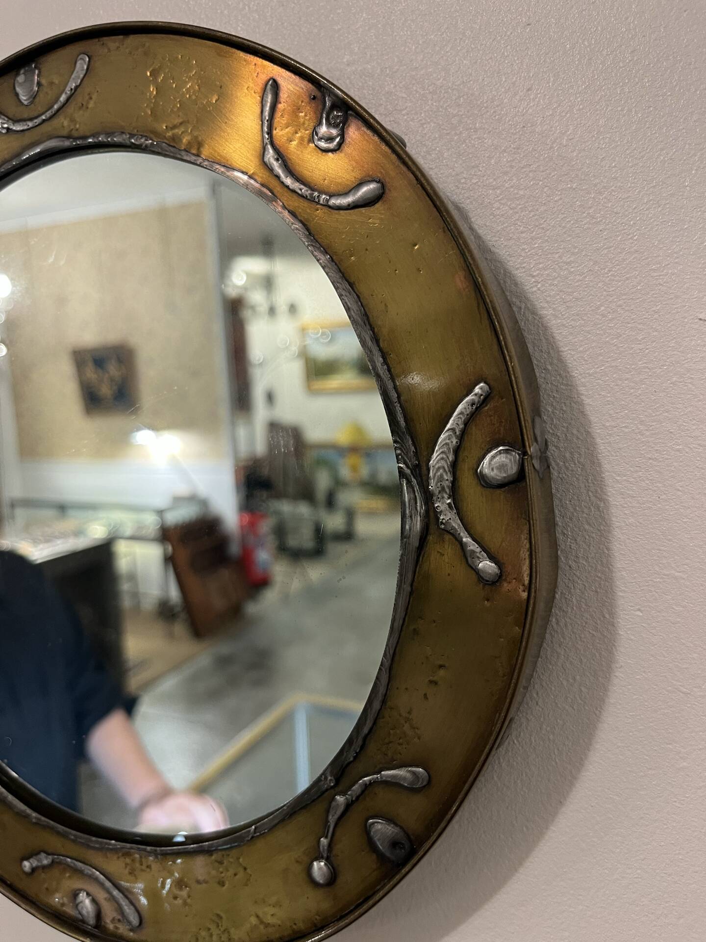 Brutalist mirror