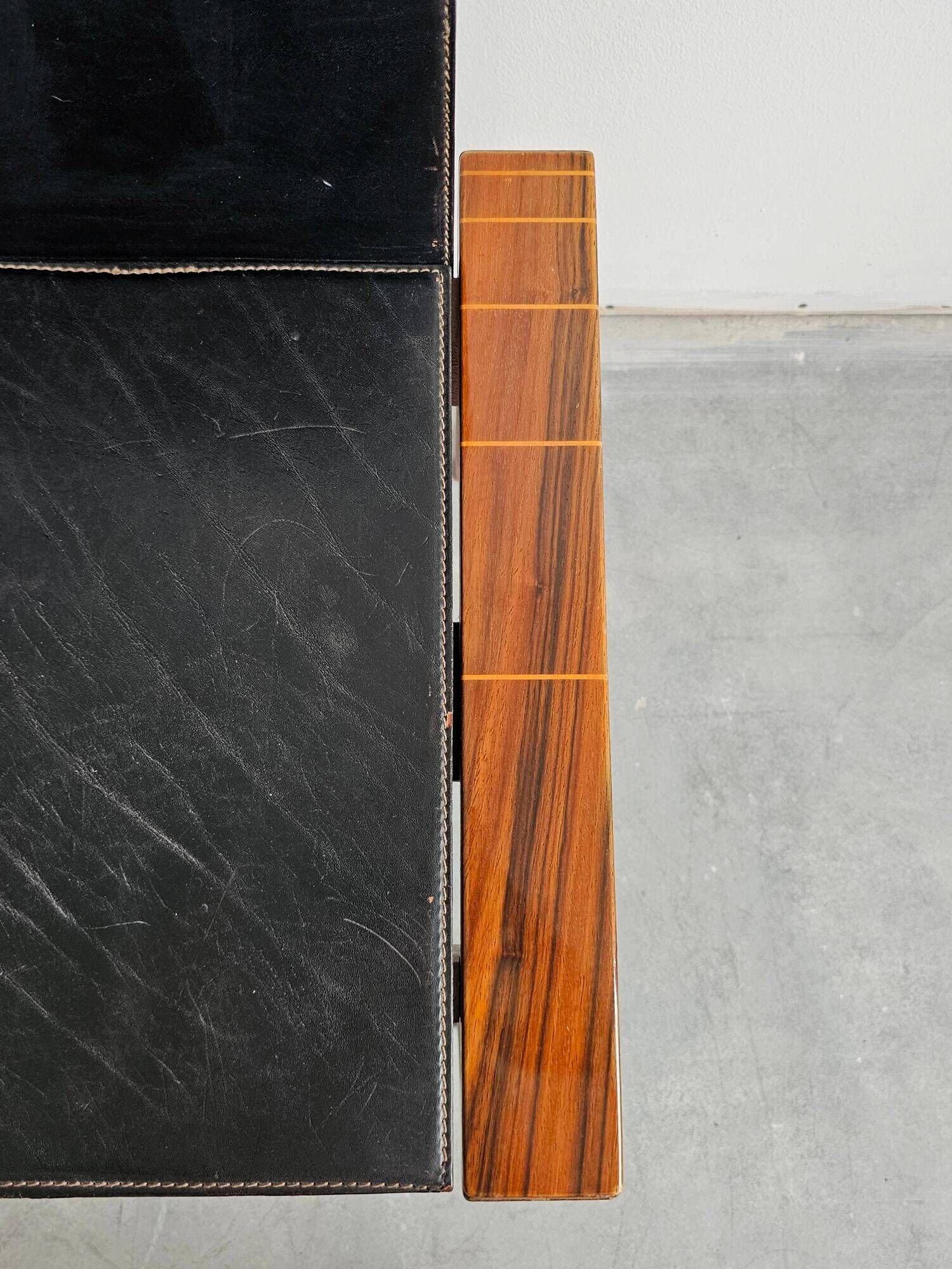 Set of 4 Mid Century dining chairs in rosewood style Afra and Tobia Scarpa.