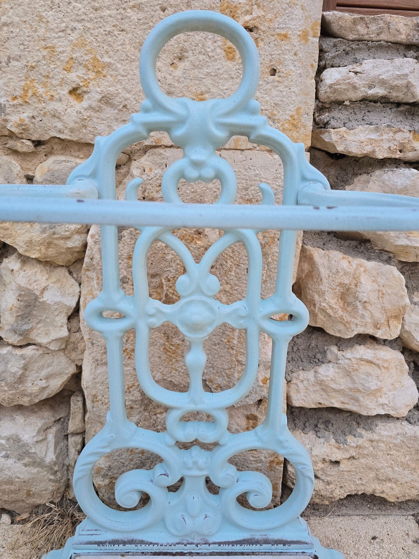 Art Nouveau cast iron umbrella stand – Deville, Pailliette & Cie, Char