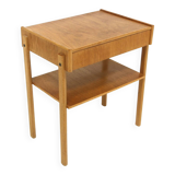 Scandinavian oak bedside table, Sweden, 1960s