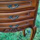 Pair of Louis XV cherry bedside tables - 3 drawer bedside table