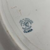 Plat oval 32 cm en faïence de Maastricht modèle Clara